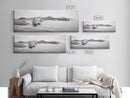 Cliff Coast, Rolling Hills, Seaside Bluffs, Canvas Print, dreamy landscape photography, light neutral living room art, tranquil office decor