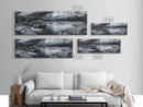 Stormy River Valley, Dramatic Landscape Art, Nature Wall Decor, Framed Canvas Print, Rustic Cabin Decor, Autumn Living Room Artwork