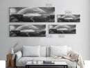 Rainbow Desert Storm, Moody Landscape Photography, Canyon Wall Art, Canvas Print, Living Room Statement Piece, Western Style Decor