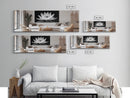 Lotus Bloom, Zen Flower, Tranquil Petals, Spiritual Nature Print, Black and White, Canvas Print, Spa Wall Decor, Meditation Room Art