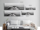 Canoe View, Open Water, Ocean Drift, Paddleboat Scene, Canvas Print, adventure wall art, rustic lake house decor, minimalist travel photo