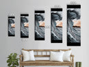 Ocean Wave, Big Surf, Seascape Photography, Coastal Wall Decor, Water Motion, Framed Canvas Print, Beach House Living Room Art