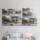 Painted Cliffs, Striped Rocks, Desert Majesty, Canyon Colors, Canvas Print, Southwest Wall Art, Nature Photography, Boho Living Room