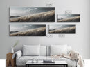 Golden Field, Windy Grass, Serene Meadow, Soft Light, Canvas Print, Minimalist Decor, Bedroom Wall Art, Neutral Landscape Art