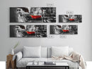 Red Cooking Pot, Steamy Kitchen Scene, Culinary Art Moment, Framed Canvas Print, Kitchen Wall Art, Modern Home Decor, Foodie Gift