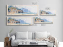 Atrani, Italy Watercolor Beach Print, Vacation Gift, Italy Wall Art, Beach Painting, Beach Decor, Beach Painting