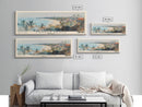 Canggu Beach, Indonesia Watercolor Print, Vacation Gift, Indonesia Wall Art, Beach Painting, Beach Decor, Large Wall Art, Wood Frame Art