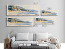 Kabak Beach, Turkey Watercolor Beach Print, Vacation Gift, Turkey Wall Art, Beach Painting, Beach Decor, Beach Painting