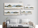 Kawau Island, New Zealand Watercolor Beach Print, Vacation Gift, New Zealand Wall Art, Beach Painting, Beach Decor, Beach Painting