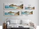 Koh Tao, Thailand Watercolor Print, Vacation Gift, Thailand Wall Art, Beach Painting, Beach Decor, Large Wall Art, Wood Frame Art