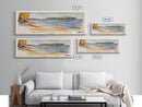 Manitoulin Island, Canada Watercolor Beach Print, Vacation Gift, Canada Wall Art, Framed Canvas Print, Framed Beach Painting