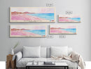 Rabbit Beach, Lampedusa, Italy Watercolor Print, Vacation Gift, Lampedusa, Italy Wall Art, Beach Painting, Beach Decor, Large Wall Art, Wood Frame Art