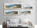 İçmeler Beach, Turkey Watercolor Beach Print, Vacation Gift, Turkey Wall Art, Beach Painting, Beach Decor, Beach Painting