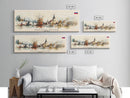 Michalovce Slovakia Travel Art, City Art, Framed Canvas Print or Metal Wall Art, Europe Travel Poster, Panoramic Wall Art, Extra Wide Wall Art