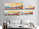 Reggio Calabria Wall Art, Panoramic Travel Poster, Panoramic Framed Canvas Print, City Wall Art, Wall Hanging Home Decor, Travel Art