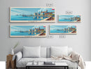 Gdynia Poland Travel Art, City Art, Framed Canvas Print or Metal Wall Art, Europe Travel Poster, Panoramic Wall Art, Extra Wide Wall Art