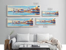 Parnu Estonia Travel Print Wall Art, Panoramic City Art, Travel Art, Wall Decor, Vacation Gift, Framed Canvas Print Or Metal Art