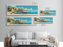 Taranto Italy Travel Art, City Art, Framed Canvas Print or Metal Wall Art, Europe Travel Poster, Panoramic Wall Art, Extra Wide Wall Art