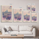 Enchanting Angers Cathedral View, Framed Canvas Print, Ideal for Bedroom Art, Travel Poster, Home Decoration, Boho Wall Art