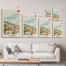 Serene Elazığ, Turkey Framed Canvas Print. Picturesque Wall Art for Living Room or Bedroom Decor, Beautiful Travel Poster.