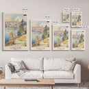 Izhevsk Russia Scenic Art Print, Charming City View Canvas Print for Home Decor, Travel Poster for Living Room Wall Art, Russian Beauty