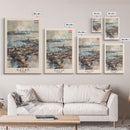 Kazan Russia Scenic View, Framed Canvas Print, Travel Poster, Wall Art, Living Room Decor, Cityscape Art, Modern Home Decoration, Russian City