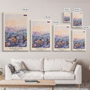 Kherson Ukraine Port View, Framed Canvas Print, Travel Poster, Wall Art, Home Decor, Living Room Decoration, Ukrainian Cityscape Art
