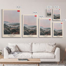 Manisa Turkey Travel Poster Framed Canvas Print, Scenic Landscape, Watercolor Art, Wall Decoration, Home Design, Travel Print, Unique Art