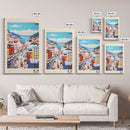 Murmansk Russia Travel Poster Framed Canvas Print, Midcentury Modern Art, Pop Art Wall Decor, Scenic Wall Art, Living Room Decoration, Office Art