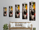 Black and White Cowboy Hat Framed Canvas Print, Moody Art, Southwest Wall Art, Rustic Wall Art, Wabi Sabi Art, Extra Wide Art