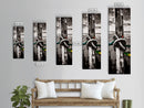 Nautical Rope Painting Canvas Print, Coastal Wall Art, Nautical Decor, Surf Wall Art, Ocean Art, Moody Art, Rustic Art, Maritime Wall Art, Above Couch Art, Coastal Decor, Extra Wide Art, Farmhouse Art, Gift Idea, Nautical Painting