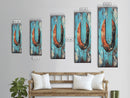 Rustic Horseshoe Art Framed Canvas Print Wabi Sabi Wall Art Farmhouse Decor Western Art Rustic Wall Art Above Sofa Art