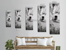 Pioneer Covered Wagon, Rustic Wall Art, Framed Canvas Print, Farmhouse Art, Western Décor, Minimalist Art, Extra Wide Art
