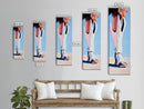 Western Boot Detail Canvas Print black cowgirl painting rustic decor farmhouse art southwest wall art wabi sabi wall art fashion art