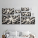 Redwood Trees, Pine Tree Art, Nature Photography, Joshua Tree Art, Extra Wide Art, Forest at Dusk Painting, Canvas Print