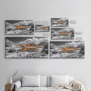 Desert Oasis Reflection Canvas Print Joshua Tree Art Southwest Wall Art Panoramic Art Above Sofa Art Gift Idea Rustic Wall Art