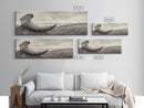 Driftwood Sculpture, Wabi Sabi Art, Canvas Print, Coastal Decor, Rustic Wall Art, Nature Photography, Extra Wide Art, Living Room Art