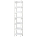 7-Tier Corner Shelf, 78.7" Narrow Bookshelf Corner Bookcase