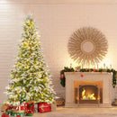 6/7.5/9 FT Pre-Lit Artificial Christmas Tree with 765/1135/1871 Tips and 280/470/690 Warm-White LED Lights by LJGDeals