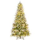 6/7.5/9 FT Pre-Lit Artificial Christmas Tree with 765/1135/1871 Tips and 280/470/690 Warm-White LED Lights by DirectDeals