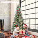 6/7.5/9 FT Pre-Lit Artificial Christmas Tree with 765/1135/1871 Tips and 280/470/690 Warm-White LED Lights by DirectDeals