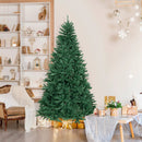 7.5 Feet Artificial Christmas Tree with Folding Metal Stand by LJGDeals