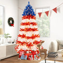 7.5 Feet Artificial Christmas Tree with Warm White LED Lights by LJGDeals