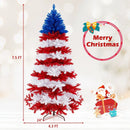 7.5 Feet Artificial Christmas Tree with Warm White LED Lights by LJGDeals