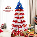 7.5 Feet Artificial Christmas Tree with Warm White LED Lights by LJGDeals