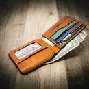 Badge Bifold Wallet by Bull Sheath Leather