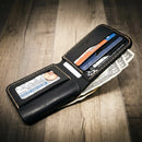 Badge Bifold Wallet by Bull Sheath Leather