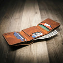 The Trinity Trifold Wallet by Bull Sheath Leather