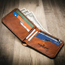 Western Bifold Wallet by Bull Sheath Leather