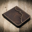 Western Bifold Wallet by Bull Sheath Leather